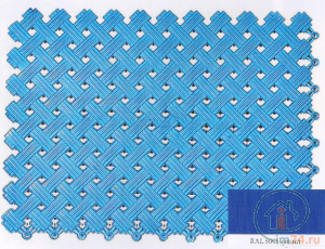Покрытие для бассейна AQUA 340х340х9 мм Синий
