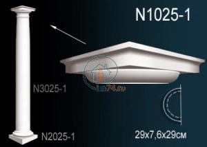Полуколонна (капитель) Perfect N1025-1